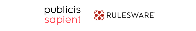 Publicis Sapient and Rulesware logos.