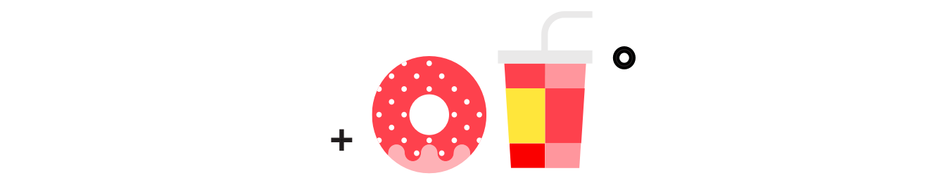 donut and beverage